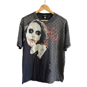 Vintage DC Comics Batman The Dark Knight Heath Ledger Graphic T Shirt